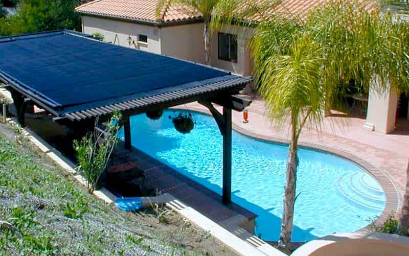 Photo d'un panneau solaire pour piscine