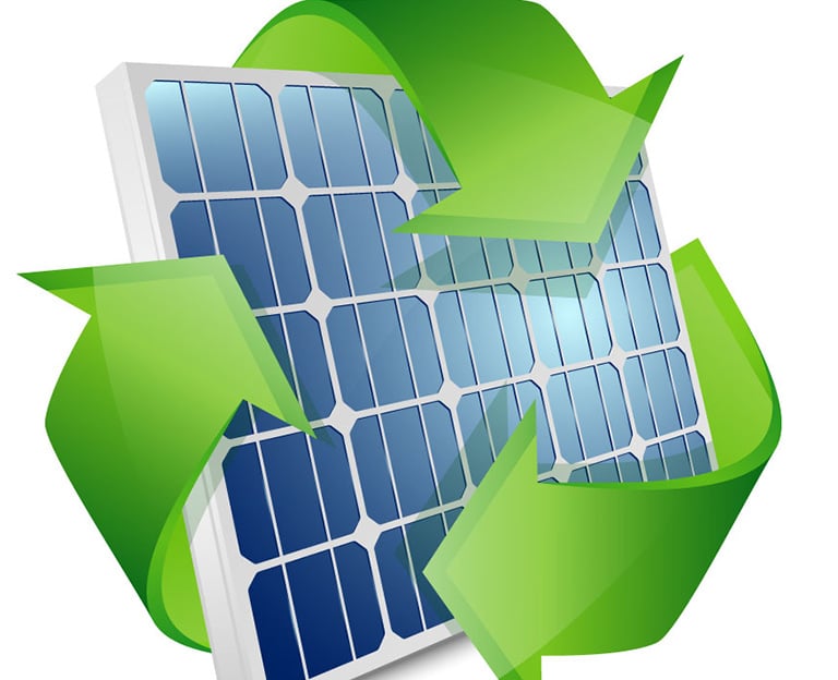 Recyclage d'un panneau photovoltaïque
